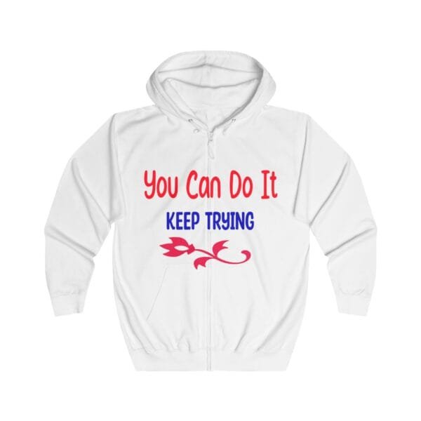 Unisex Full Zip Hoodie - Image 3