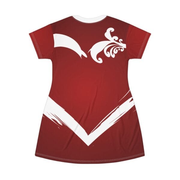 Red Heart women's T-Shirt Dress - Image 3
