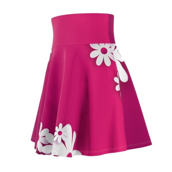 Pink women's Skater Skirt - Image 3