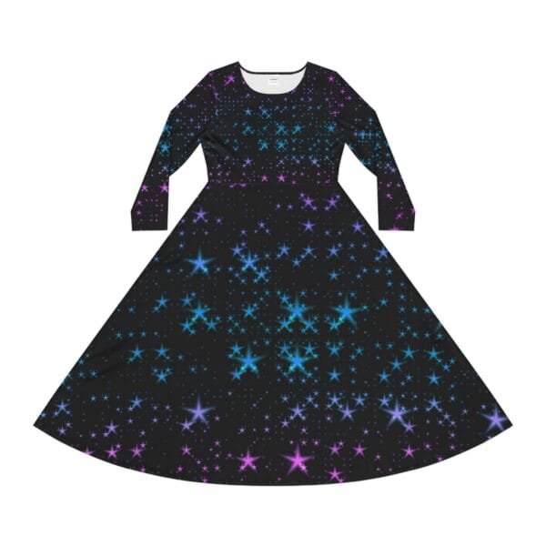 Women's Long Sleeve Dance Dress (AOP) - Image 2