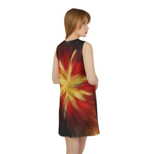 Christmas special women's A-line Sleeveless Dress (AOP) - Image 5