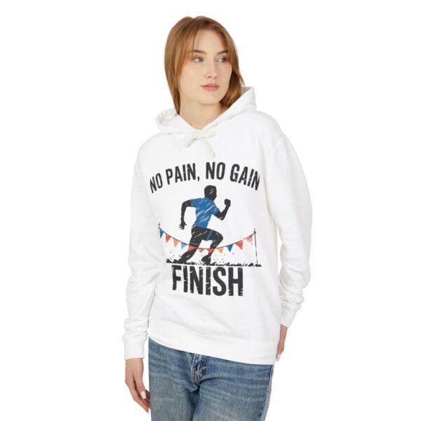 Unisex Lightweight Hooded Sweatshirt - Image 11