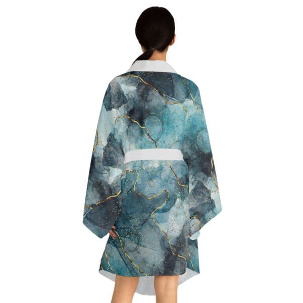 women's Long Sleeve Kimono Robe (AOP) - Image 5