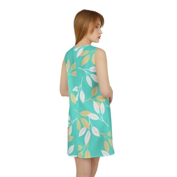 women's A-line Sleeveless Dress (AOP) - Image 5