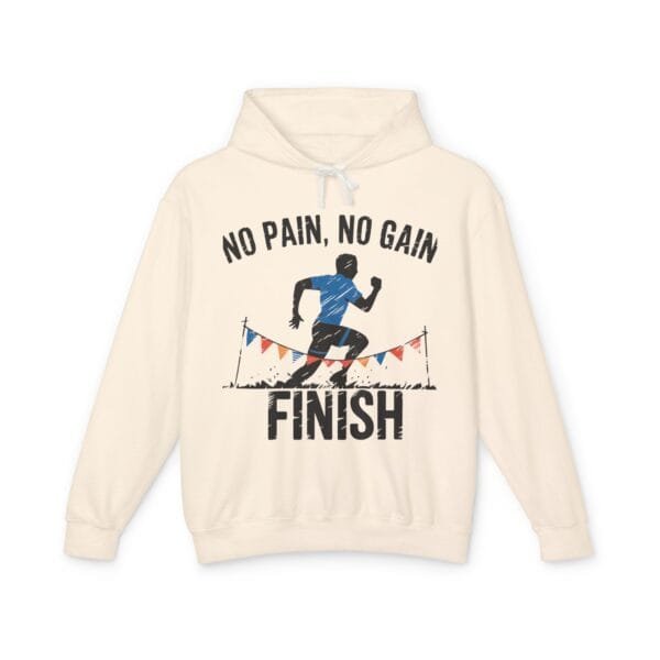 Unisex Lightweight Hooded Sweatshirt - Image 5