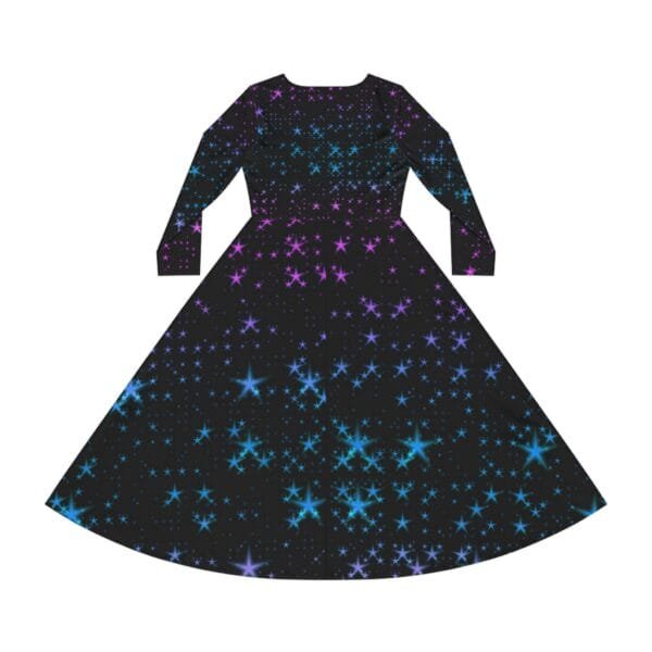 Women's Long Sleeve Dance Dress (AOP) - Image 3
