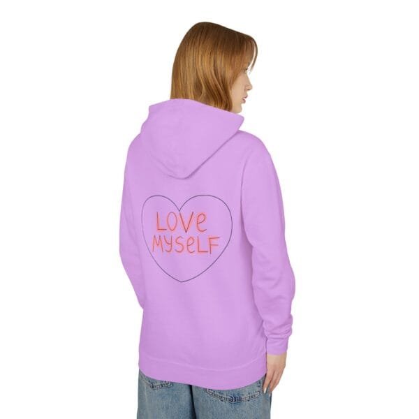 Unisex Lightweight Hooded Sweatshirt - Image 4