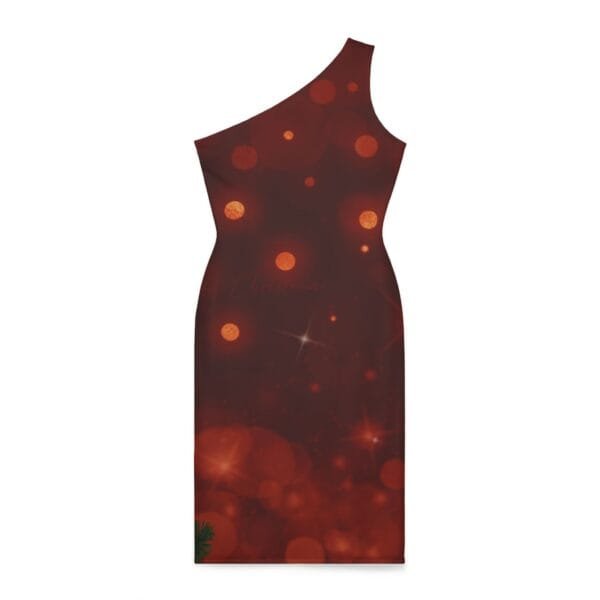 Christmas special women's Shoulder Dress (AOP) - Image 3