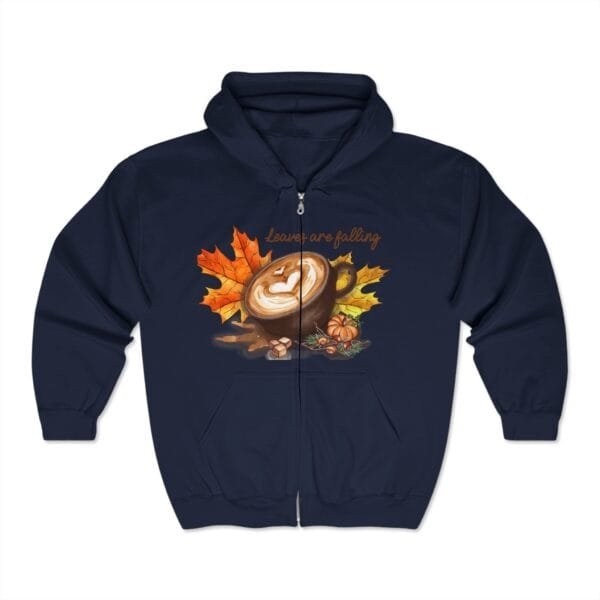 Unisex Heavy Blend™ Full Zip Hooded Sweatshirt - Image 7