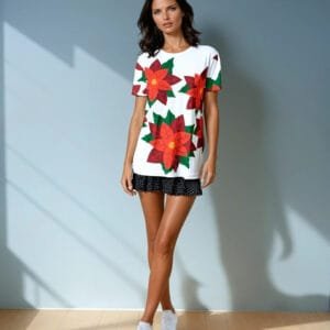 Christmas Special T-Shirt Dress (AOP)