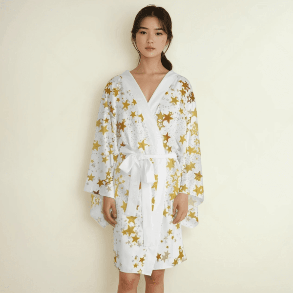 Christmas special women's Long Sleeve Kimono Robe (AOP)