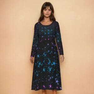 Women's Long Sleeve Dance Dress (AOP)