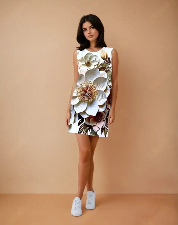 women's A-line Sleeveless Dress (AOP)