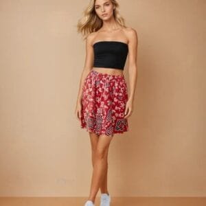 Printed women's Skater Skirt