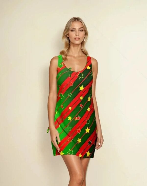 Christmas special Women's Cut & Sew Racerback Dress (AOP)