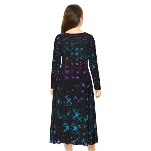 Women's Long Sleeve Dance Dress (AOP) - Image 5