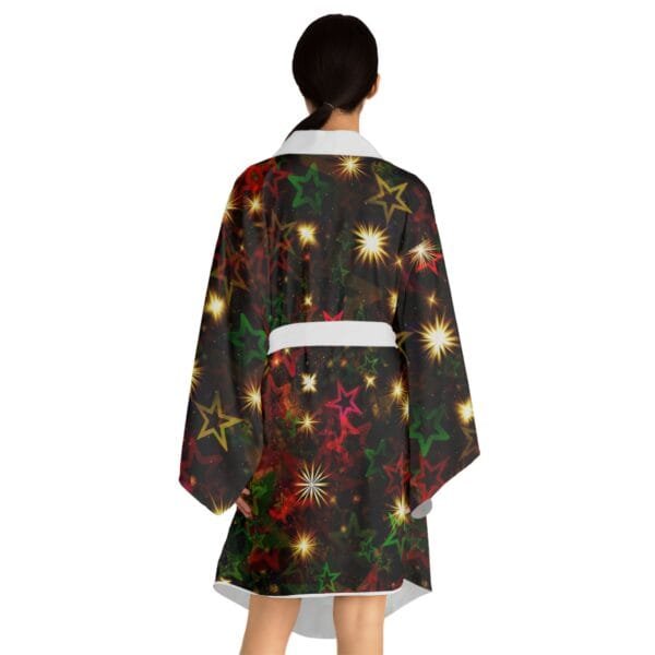 Christmas special women's Long Sleeve Kimono Robe (AOP) - Image 5