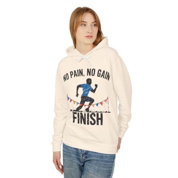 Unisex Lightweight Hooded Sweatshirt - Image 7