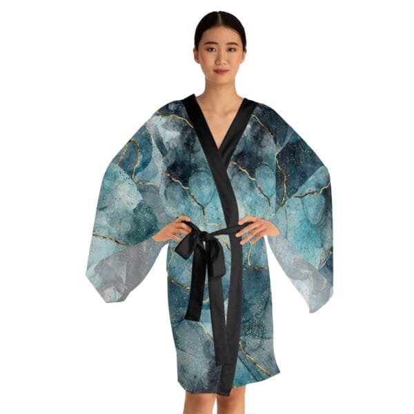 women's Long Sleeve Kimono Robe (AOP) - Image 6