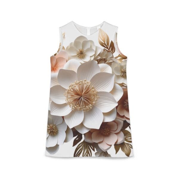 women's A-line Sleeveless Dress (AOP) - Image 2