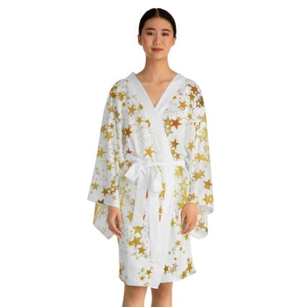 Christmas special women's Long Sleeve Kimono Robe (AOP) - Image 4