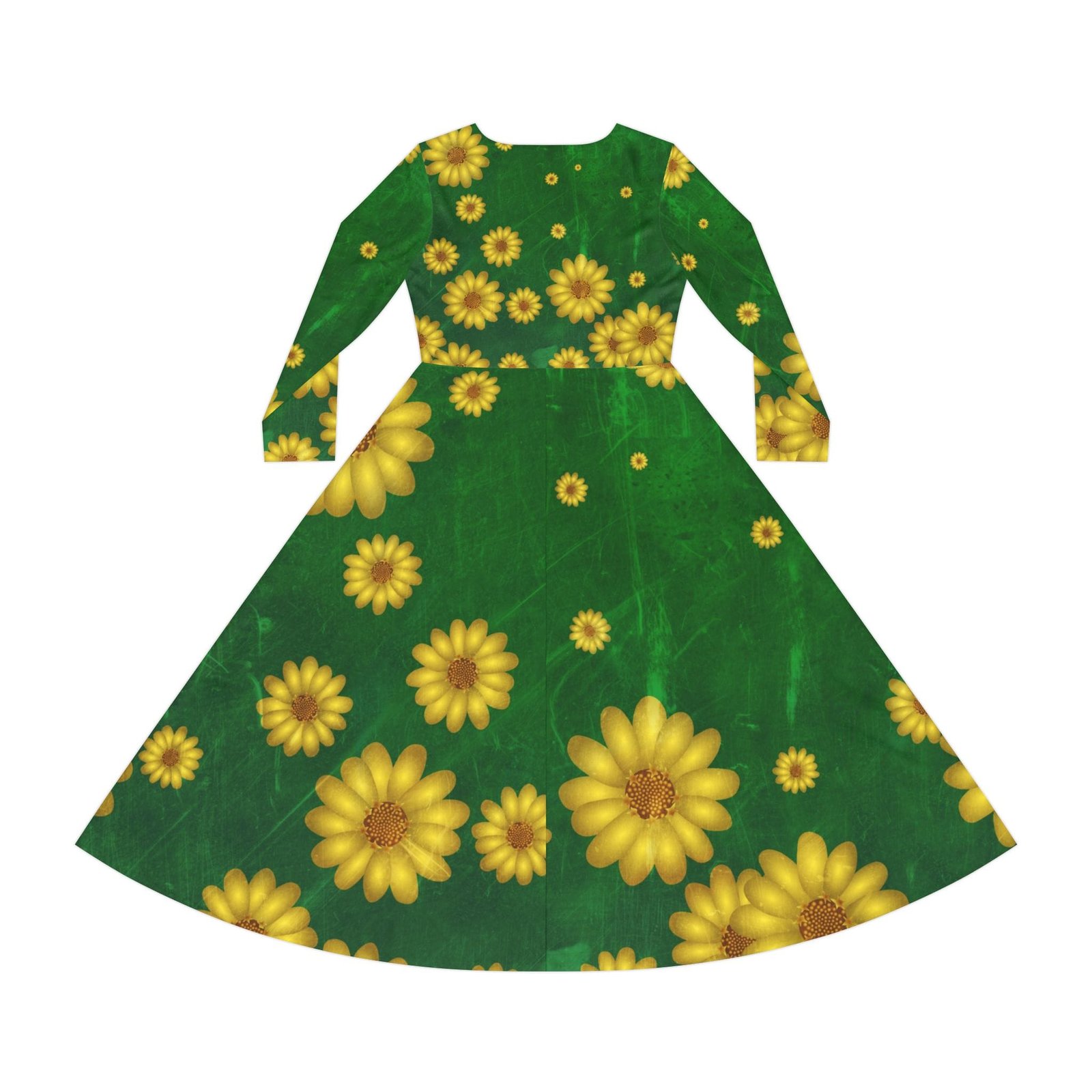 Women's Long Sleeve Dance Dress (AOP) - Image 3