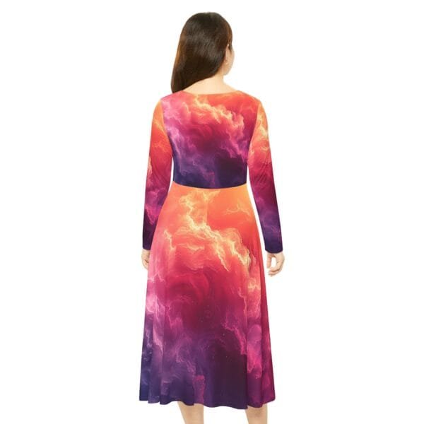 Women's Long Sleeve Dance Dress (AOP) - Image 5