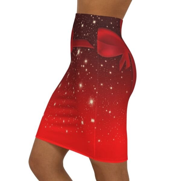 Christmas Special Women's Mid-Waist Pencil Skirt (AOP) - Image 3