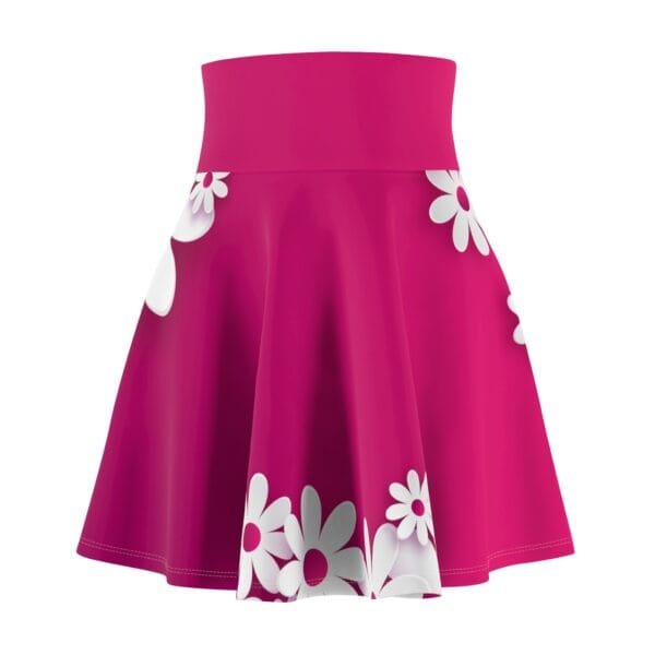 Pink women's Skater Skirt