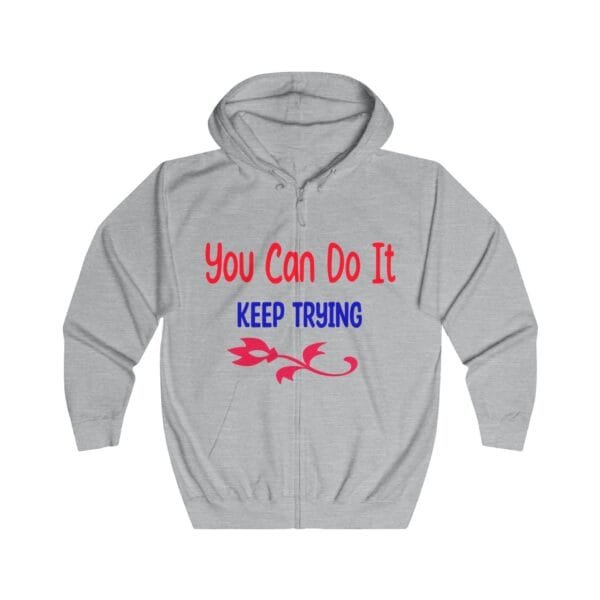 Unisex Full Zip Hoodie - Image 5