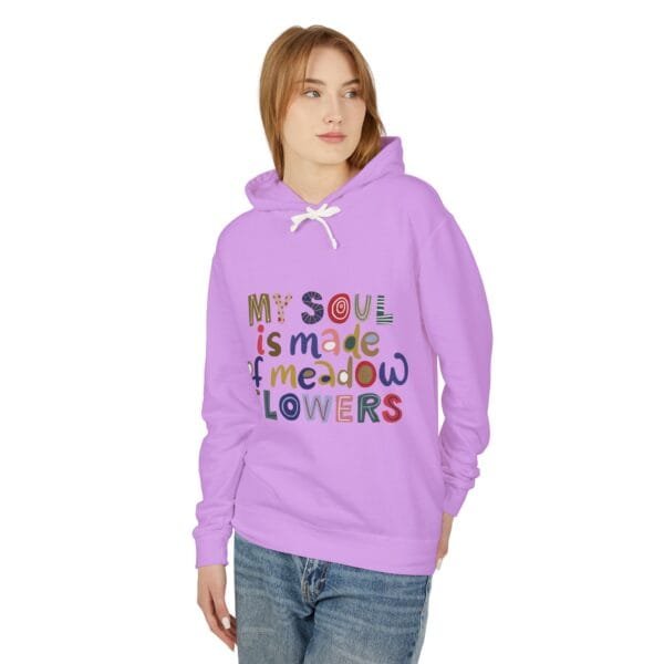 Unisex Lightweight Hooded Sweatshirt - Image 3