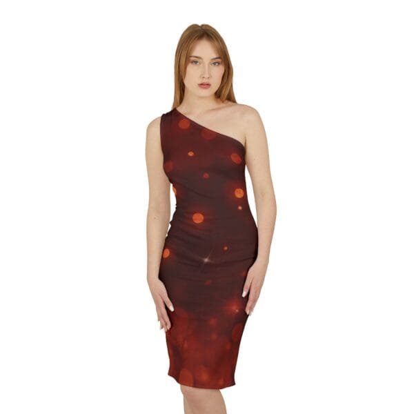 Christmas special women's Shoulder Dress (AOP) - Image 4