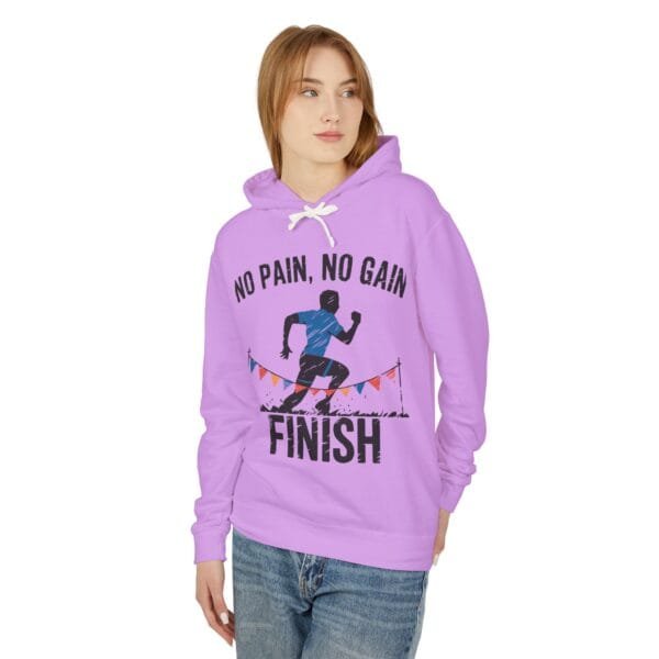 Unisex Lightweight Hooded Sweatshirt - Image 3