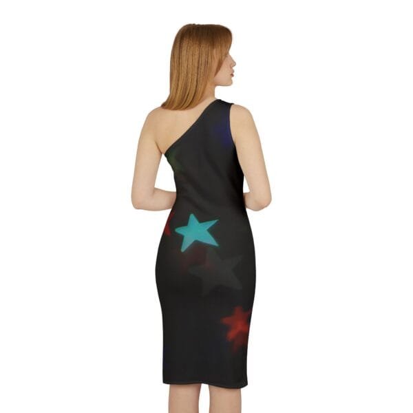 christmas special women's Shoulder Dress (AOP) - Image 5