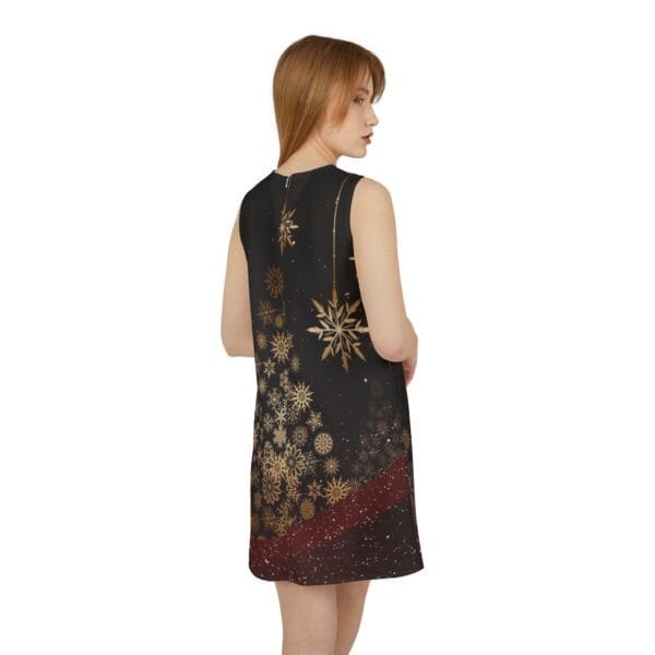 Christmas special women's A-line Sleeveless Dress (AOP) - Image 5