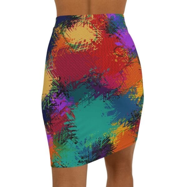 Women's Mid-Waist Pencil Skirt - Image 2