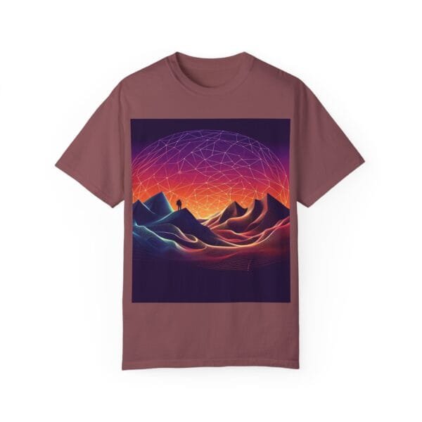Brand Comfort Colors  Unisex T-shirt - Vibrant Mountain Sunset - Image 17