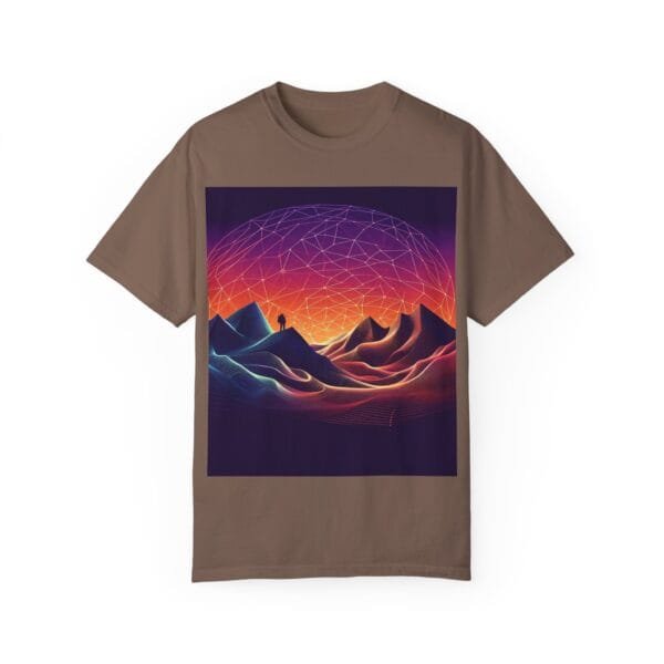Brand Comfort Colors  Unisex T-shirt - Vibrant Mountain Sunset - Image 33