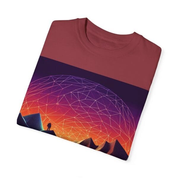 Brand Comfort Colors  Unisex T-shirt - Vibrant Mountain Sunset - Image 55