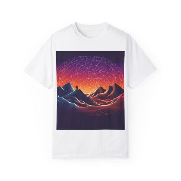 Brand Comfort Colors  Unisex T-shirt - Vibrant Mountain Sunset - Image 5