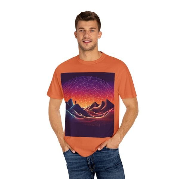 Brand Comfort Colors  Unisex T-shirt - Vibrant Mountain Sunset - Image 28