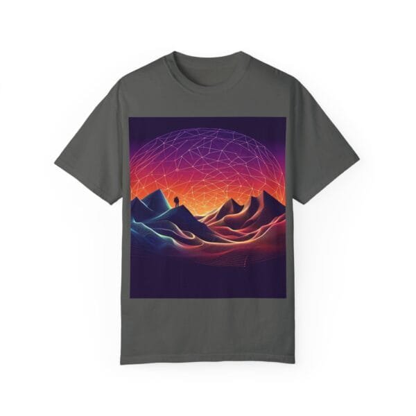 Brand Comfort Colors  Unisex T-shirt - Vibrant Mountain Sunset - Image 37