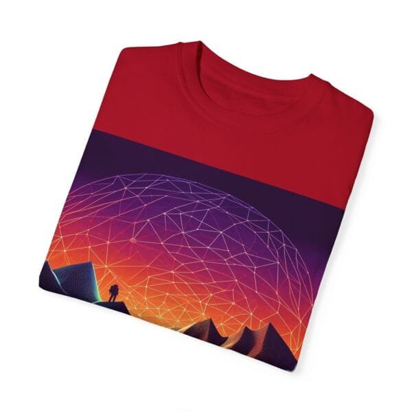 Brand Comfort Colors  Unisex T-shirt - Vibrant Mountain Sunset - Image 59