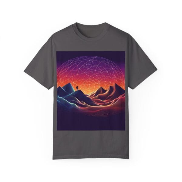 Brand Comfort Colors  Unisex T-shirt - Vibrant Mountain Sunset - Image 49
