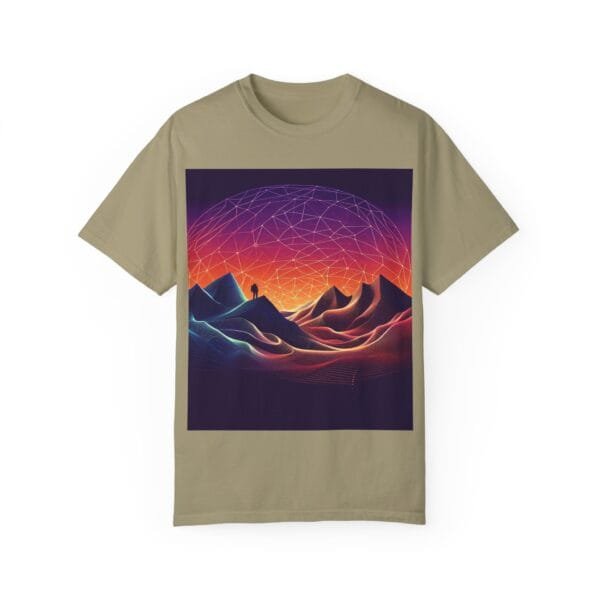 Brand Comfort Colors  Unisex T-shirt - Vibrant Mountain Sunset - Image 29