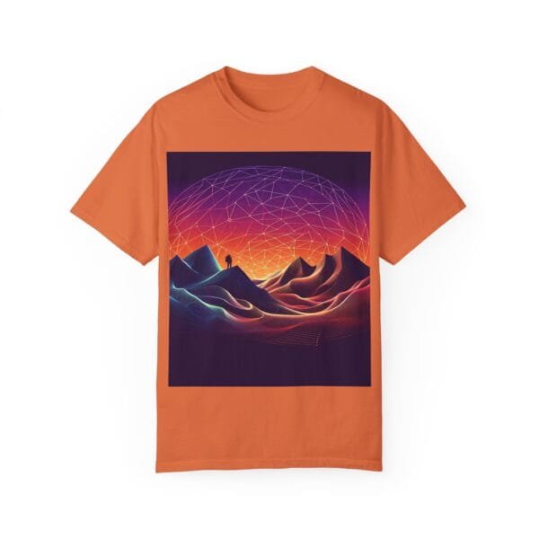 Brand Comfort Colors  Unisex T-shirt - Vibrant Mountain Sunset - Image 25