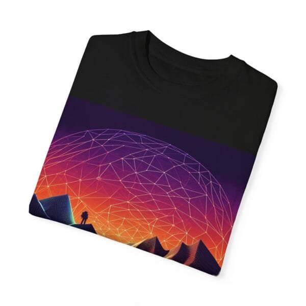 Brand Comfort Colors  Unisex T-shirt - Vibrant Mountain Sunset - Image 4