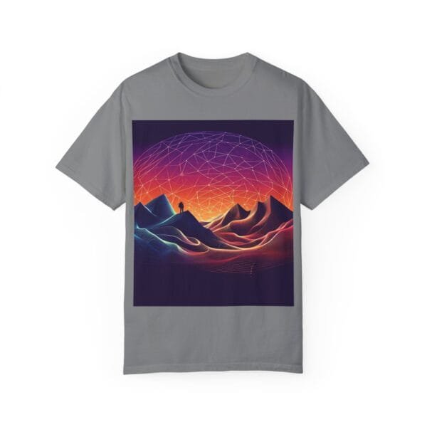 Brand Comfort Colors  Unisex T-shirt - Vibrant Mountain Sunset - Image 41