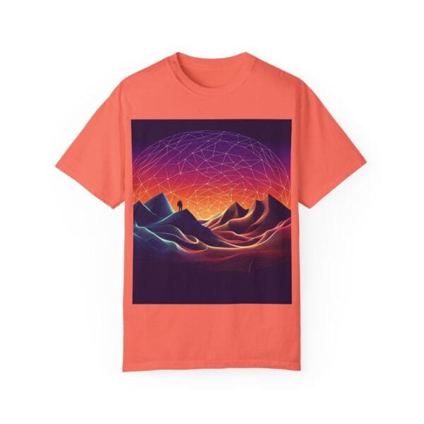 Brand Comfort Colors  Unisex T-shirt - Vibrant Mountain Sunset - Image 13